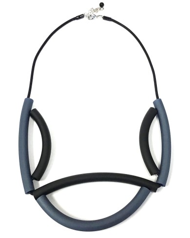SC DJ ardoise/black - necklace
