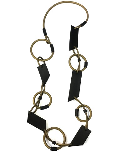 SC Fib bronze/black - necklace