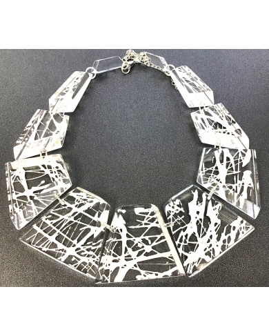 LG - STRIER white - necklace
