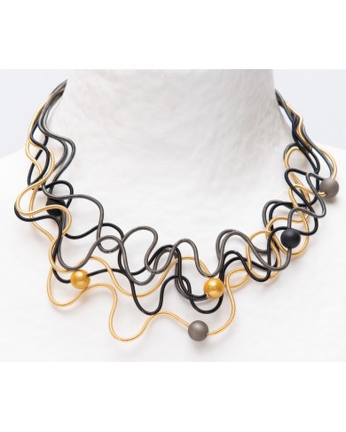 SGP LIANE Pearls black/gold