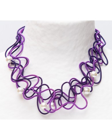SGP LIANE pearls purple/white