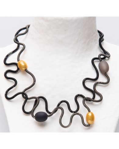 SGP OLIVE hematite/gold