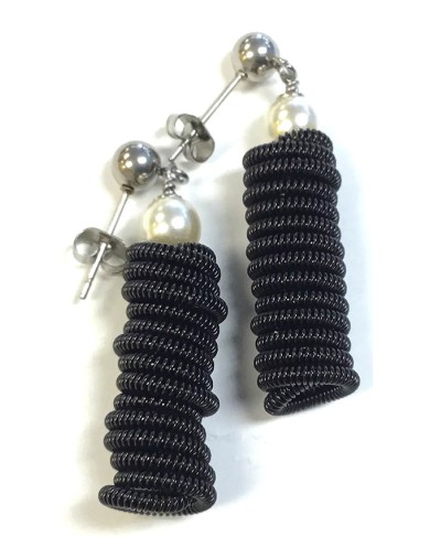 SGP VELOURS black - earrings