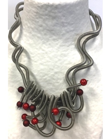 SGP OCTOPUS silver w/ red