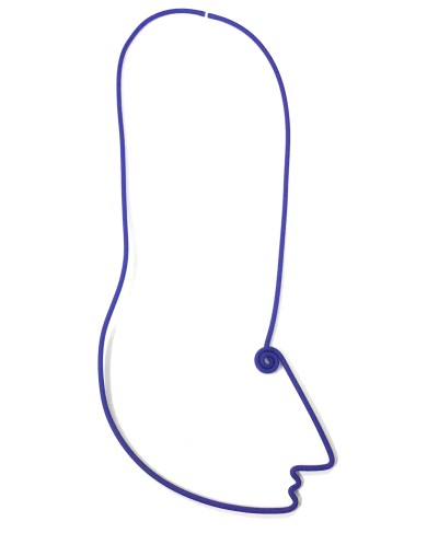 SC Face cobalt - necklace long