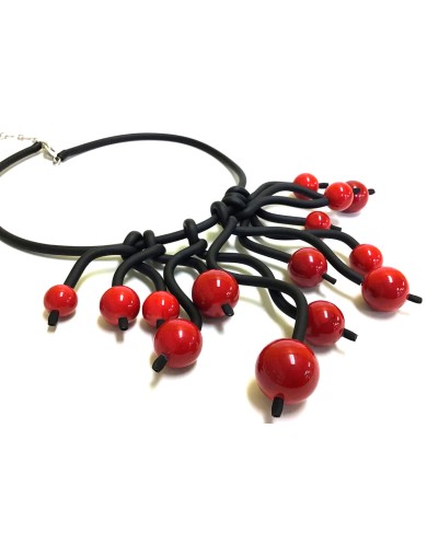SC Club Med black/red - necklace