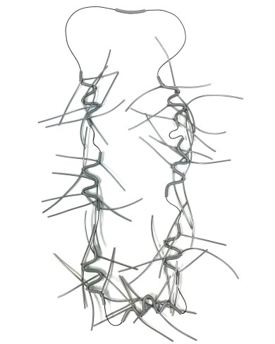 SC TWIGS grey - necklace