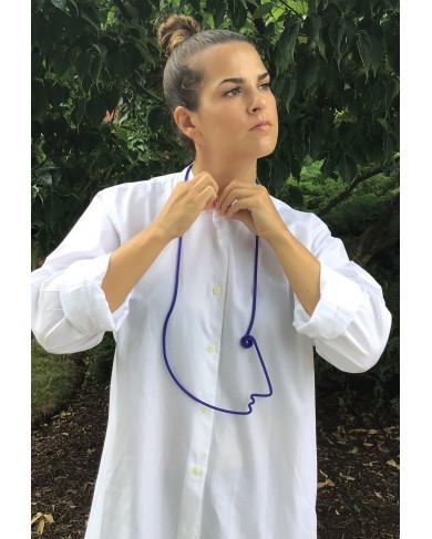 SC Face cobalt - necklace long