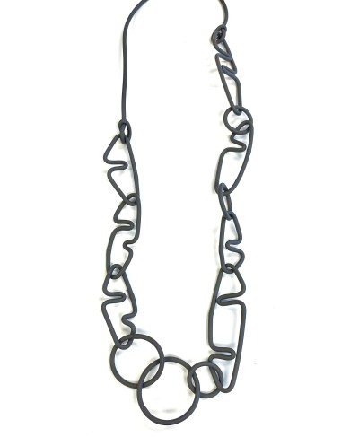SC AZTEK grey - necklace long