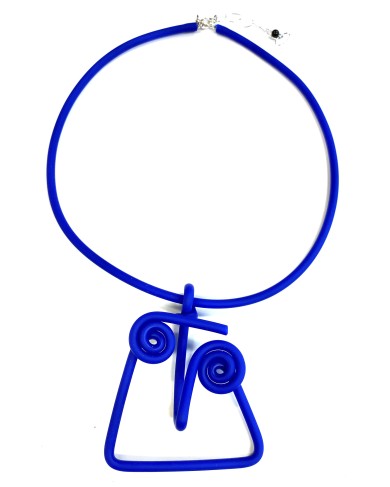 SC FACE petite blue - necklace