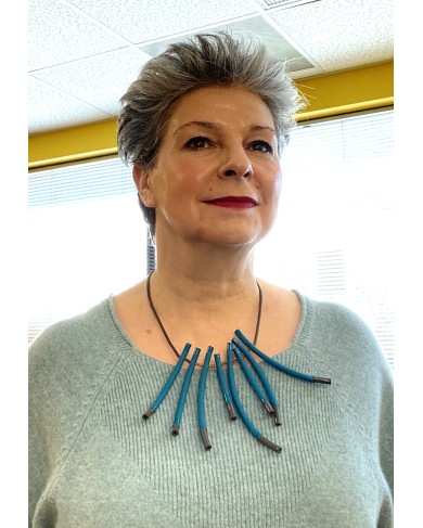SC BOO canard/grey - necklace