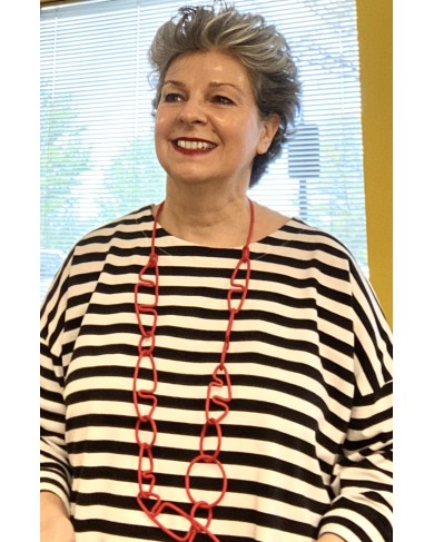 SC AZTEK red - necklace long