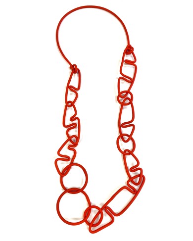 SC AZTEK red - necklace long