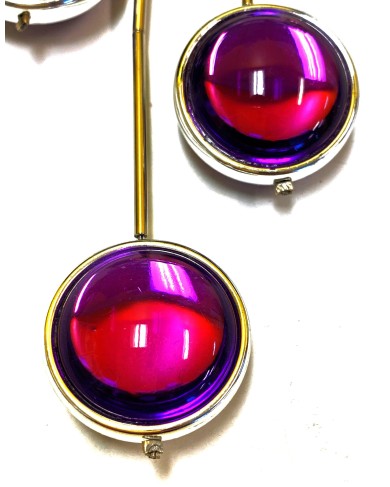 LG - BAKARA purple - pendant 3 glass balls