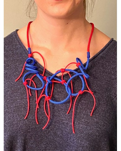 SC COUETTE cobalt/red - necklace