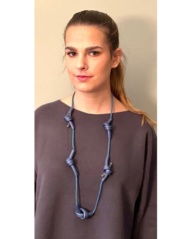 SC KNOTS grey - necklace long