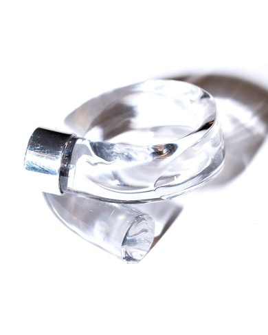 LG - COCO clear - wrapped ring