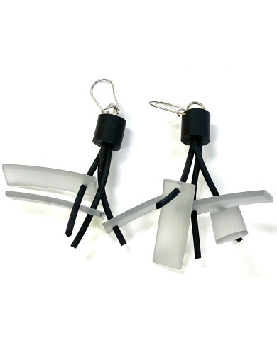 LB STICKS crystal earrings