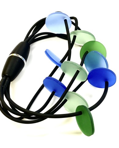 LB DISKS blue/green bracelet