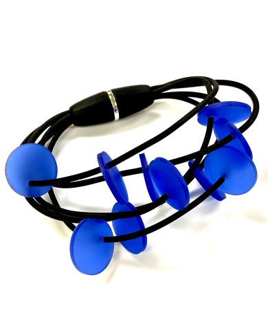 LB DISKS cobalt bracelet