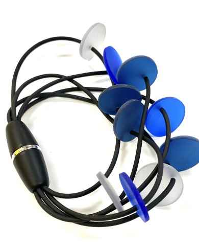 LB DISKS blue/grey bracelet