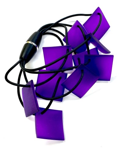 LB SQUARE purple bracelet